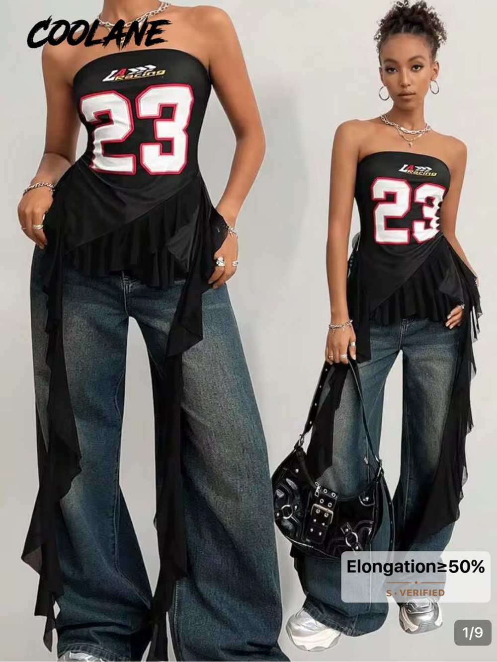 Coolane Women's Summer Streetwear Y2k Style Top